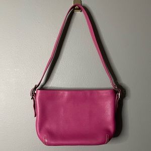 Coach Mini Shoulder Bag Barbie Pink Leather